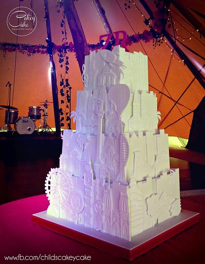Unique Wedding Cake - Cake by CakeyCake