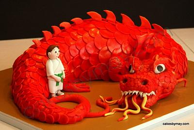 Chinese Dragon - Cake by Cakes by Maylene