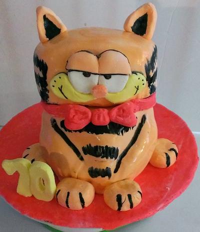garfield :) - Cake by amber hawkes