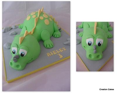 Cute Dinasour - Cake by Creationcakes