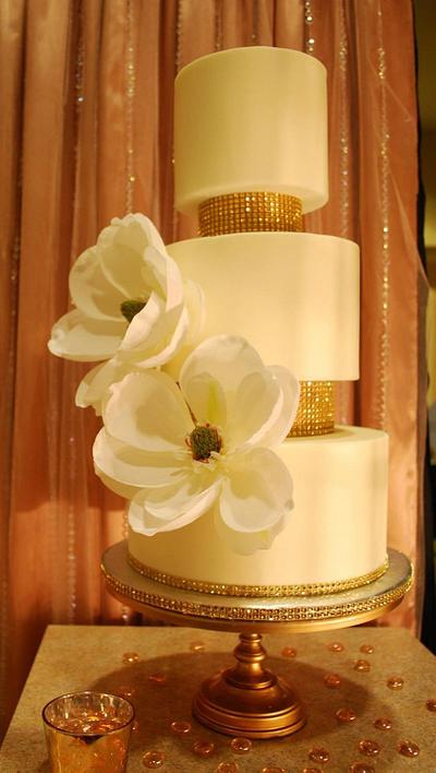 Southern Magnolia - Cake by Simply Sugar Bakery Boutique