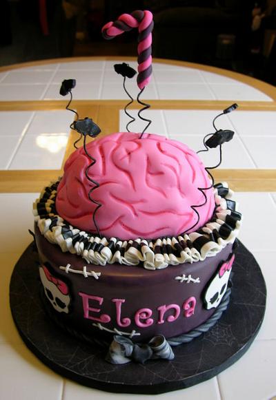 Brainy Monster High Cake - Cake by Craving Cake