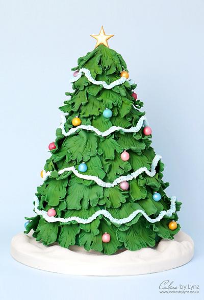 Christmas Tree Cake - Cake by CakesbyLynz