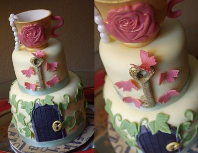 Secret Garden Tea Party Cake - Cake by Mandy