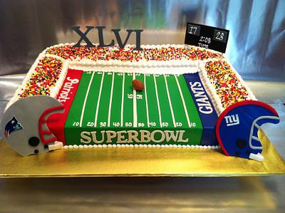 Superbowl Stadium Cake - Cake by Lanett