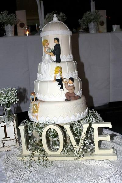 The Perfect Love Story - Cake by joanne