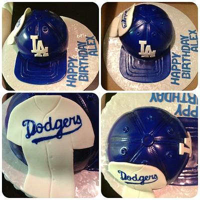 Dodger hat Birthday Cake - Cake by Delightful creations by Melissa