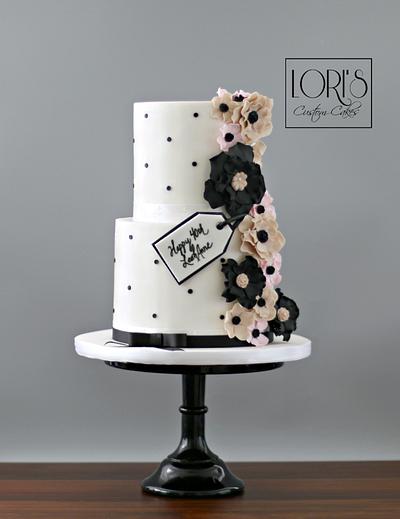 40th Birthday Cake - Cake by Lori Mahoney (Lori's Custom Cakes) 