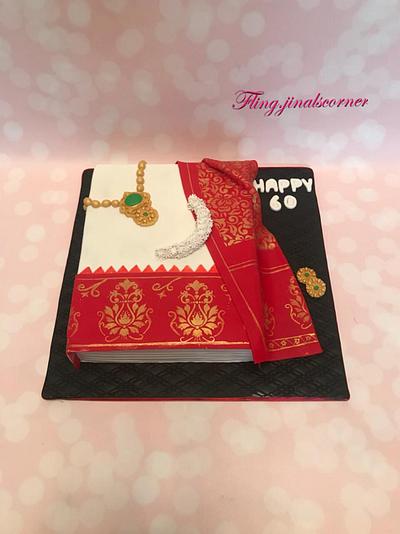 Traditional Indian saree cake - Cake by Fling.jinalscorner