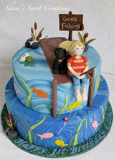 A Boy and His Dog - Cake by Shani's Sweet Creations