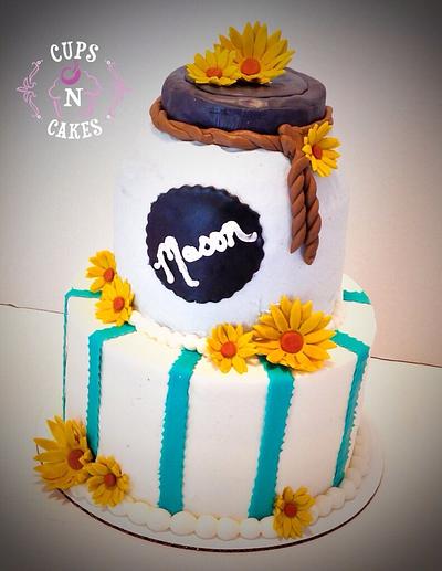 Mason jar cake - Cake by Cups-N-Cakes 