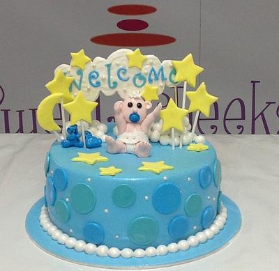 Welcome little baby boy! - Cake by beasweet