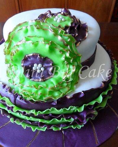 Ruffle Cake  - Cake by Minibigcake
