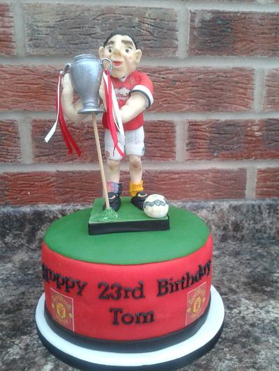 Manchester United cake - Cake by Karen's Kakery