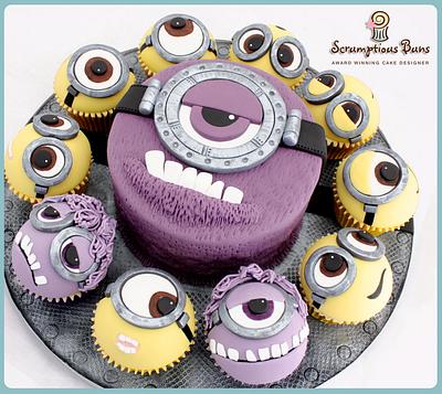 Big Cake Little Cakes : Despicable Me 2 - Cake by Scrumptious Buns
