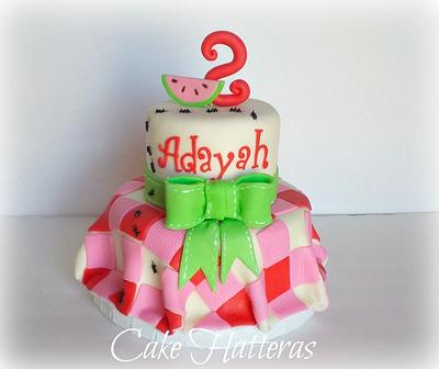 Happy 2nd Birthday Adayah - Cake by Donna Tokazowski- Cake Hatteras, Martinsburg WV