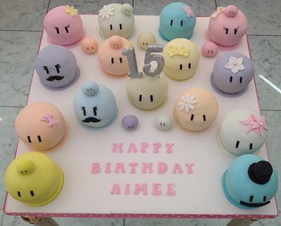 Dango cakes for a teenager's birthday - Cake by Yvonne Beesley