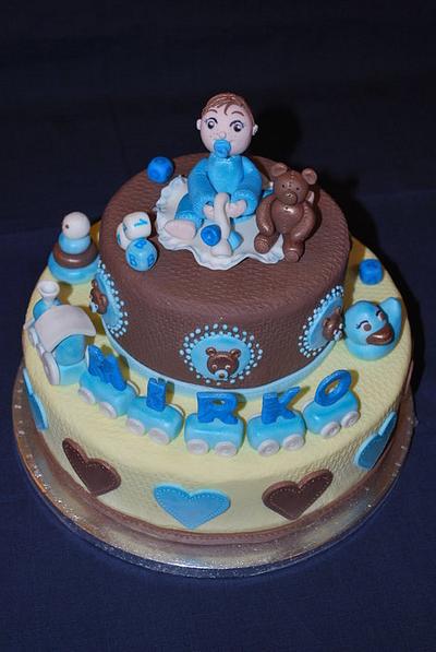 Torta nascita - Cake by Iwona Kulikowska