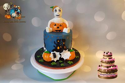Halloween Collaboration.......Trick or Treat  - Cake by Pluympjescake