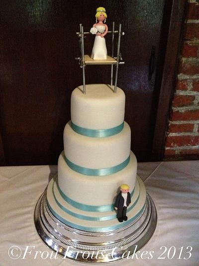 Scaffolding Wedding Cake - Cake by Frou Frous Cakes