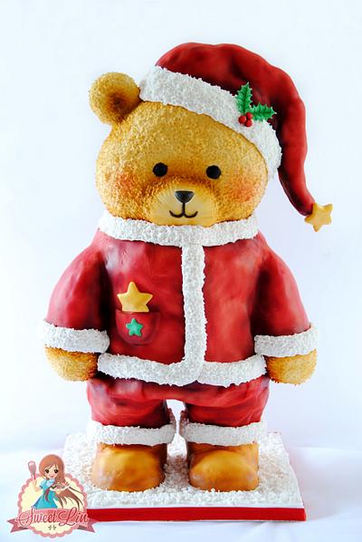 Santa Teddy Bear - Cake by SweetLin