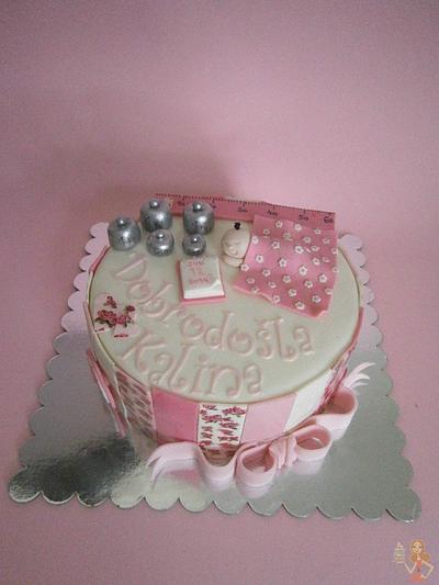 Welcome baby - Cake by Make me a cake