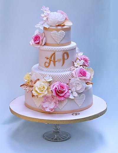 Wedding cake as a gift  - Cake by Zuzana Bezakova