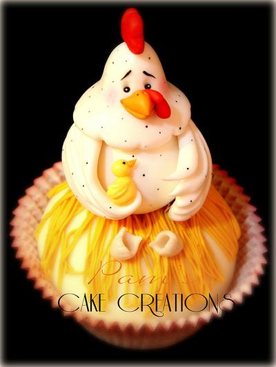 hen love (baby shower cupcake) - Cake by Pamela Iacobellis