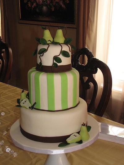 Pear Wedding Cake - Cake by Joseph Fougere