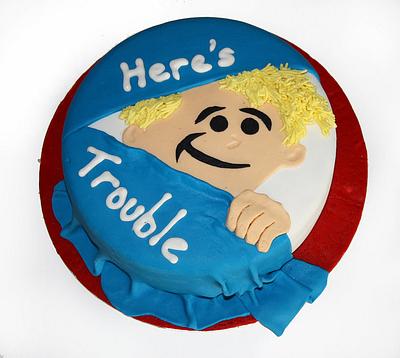 Here's Trouble - Cake by Sweetz Cakes
