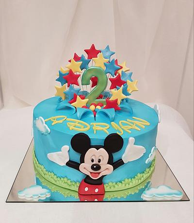 Mickey Mouse 2D cake - Cake by Tirki