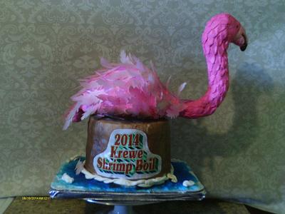flamingo - Cake by CakesByGeri