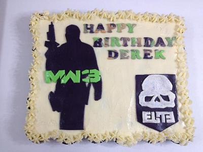 Modern Warfare 3 Cupcake-Cake - Cake by klinong