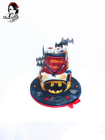 BATMAN/SUPERMAN - Cake by Ivon