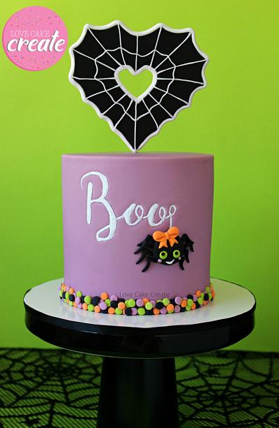 Halloween Spider Cake - Cake by Love Cake Create