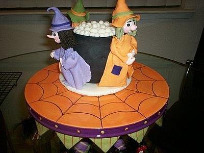 Halloween Witches Topper - Cake by Cakeicer (Shirley)