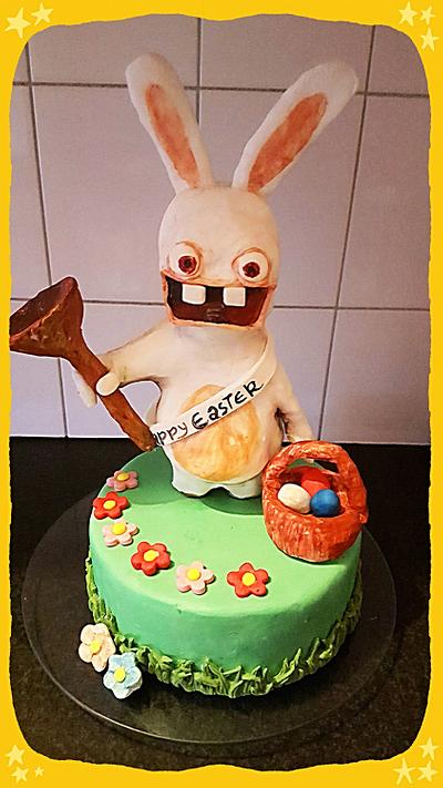 Fondant easter cake topper collabration 2017  - Cake by Jolanda 