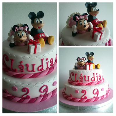 Minnie and Mickey - Cake by Geek Cake