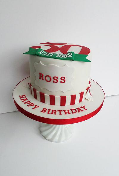 Liverpool FC Fan's cake - Cake by Helen Ward