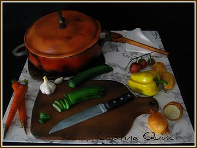 Vegetables cake - Cake by Cristina Quinci