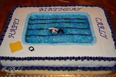 Pool cake - Cake by Jamie Dixon