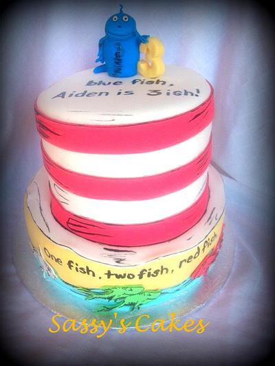 Dr.Seuss, One Fish - Cake by Sassy's Cakes
