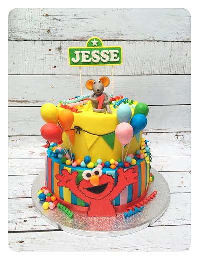 Sesame Street cake for Jesse! - Cake by cakesbybarbara