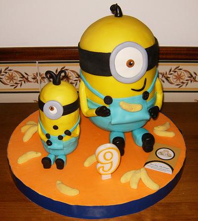 Minion Brothers - Cake by TeresaCruz