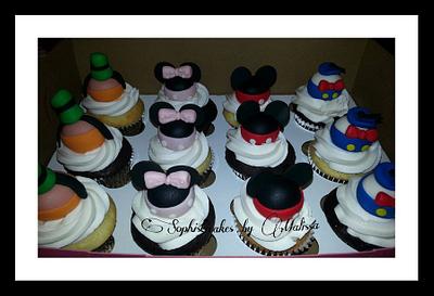 Mickey and Friends Cupcake Toppers - Cake by Sophisticakes by Malissa