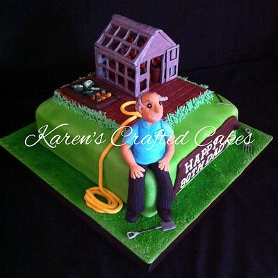 Greenhouse cake - Cake by Karens Crafted Cakes