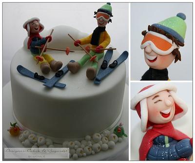 Winter - Cake by Designer-Cakes & Sugarart by Nathalie