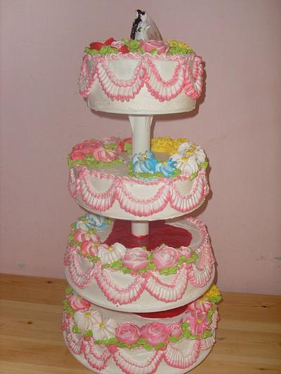 spring wedding cake  - Cake by fatisimplelife
