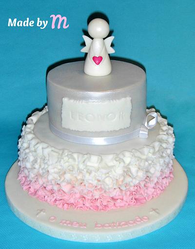 Angel Christening Cake - Cake by Made by M