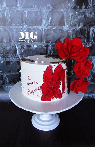 Lady in Red - Cake by Mila